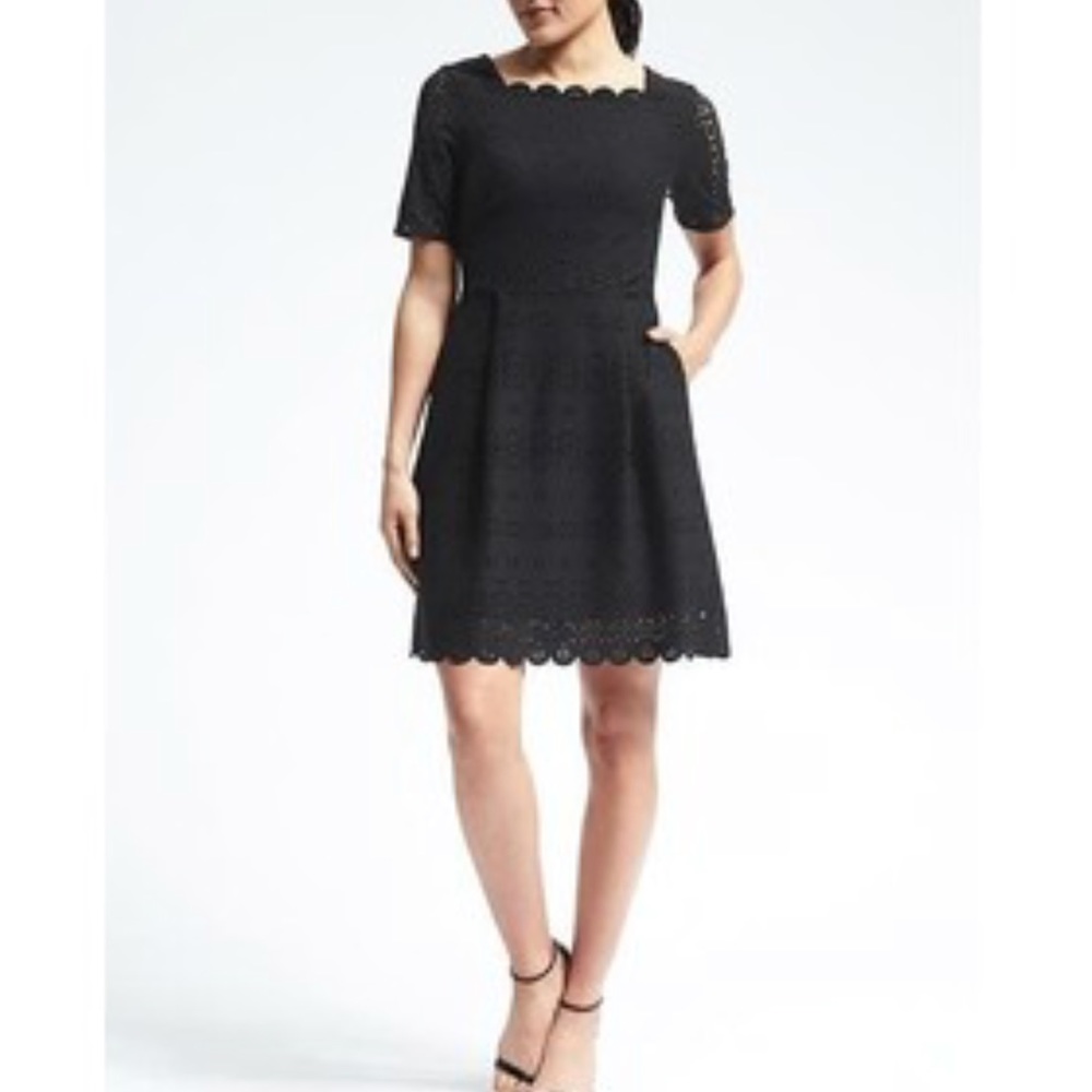 COPY - 🔥Banana Republic Flare Laser Cut Dress 6 SOLD OUT